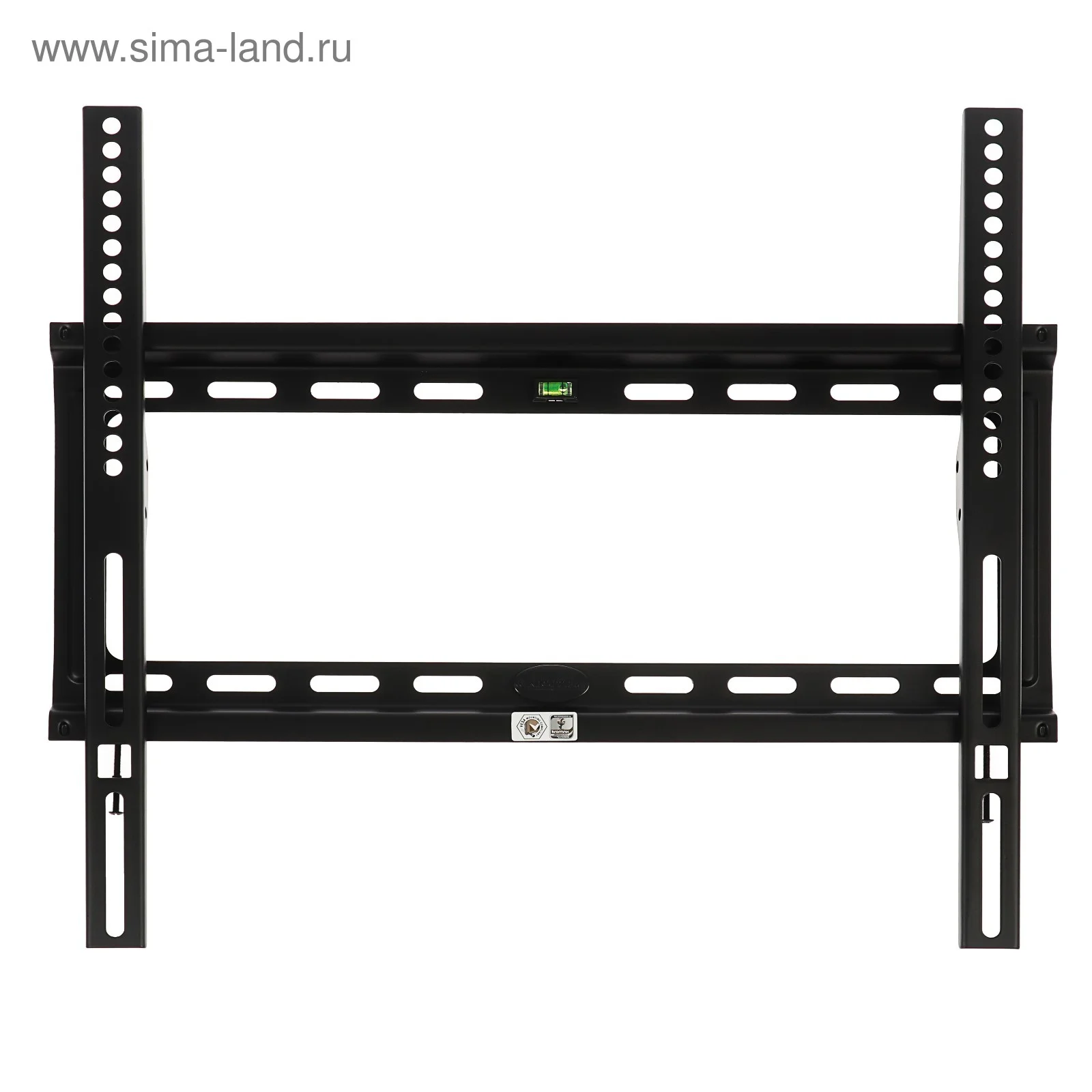 Кронштейн Kromax IDEAL-3 черный для TV 22"-65", настенный фиксированный, max VESA 400x400, от стены 23 мм
