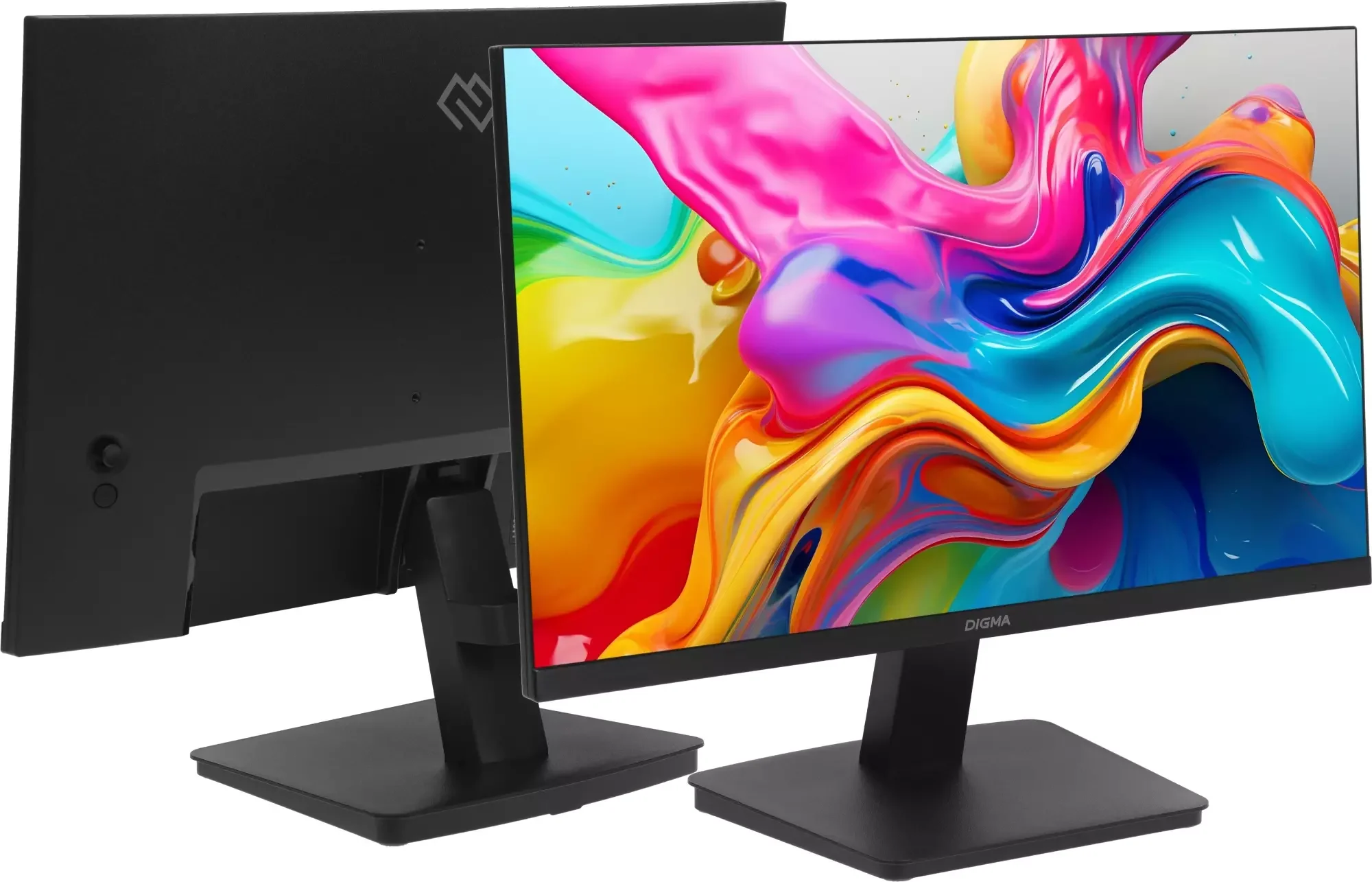 Монитор Digma 21.5" Progress 22P403F черный IPS LED 5ms 16:9 HDMI M/M матовая 250cd 178гр/178гр 1920x1080 120Hz DP FHD 3.0кг