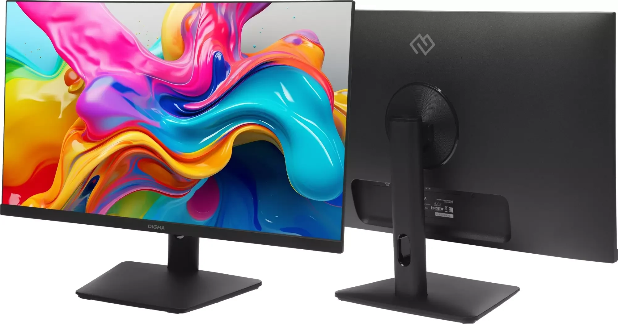 Монитор Digma 23.8" Progress 24P403F черный IPS LED 5ms 16:9 HDMI M/M матовая 250cd 178гр/178гр 1920x1080 120Hz DP FHD 3.6кг