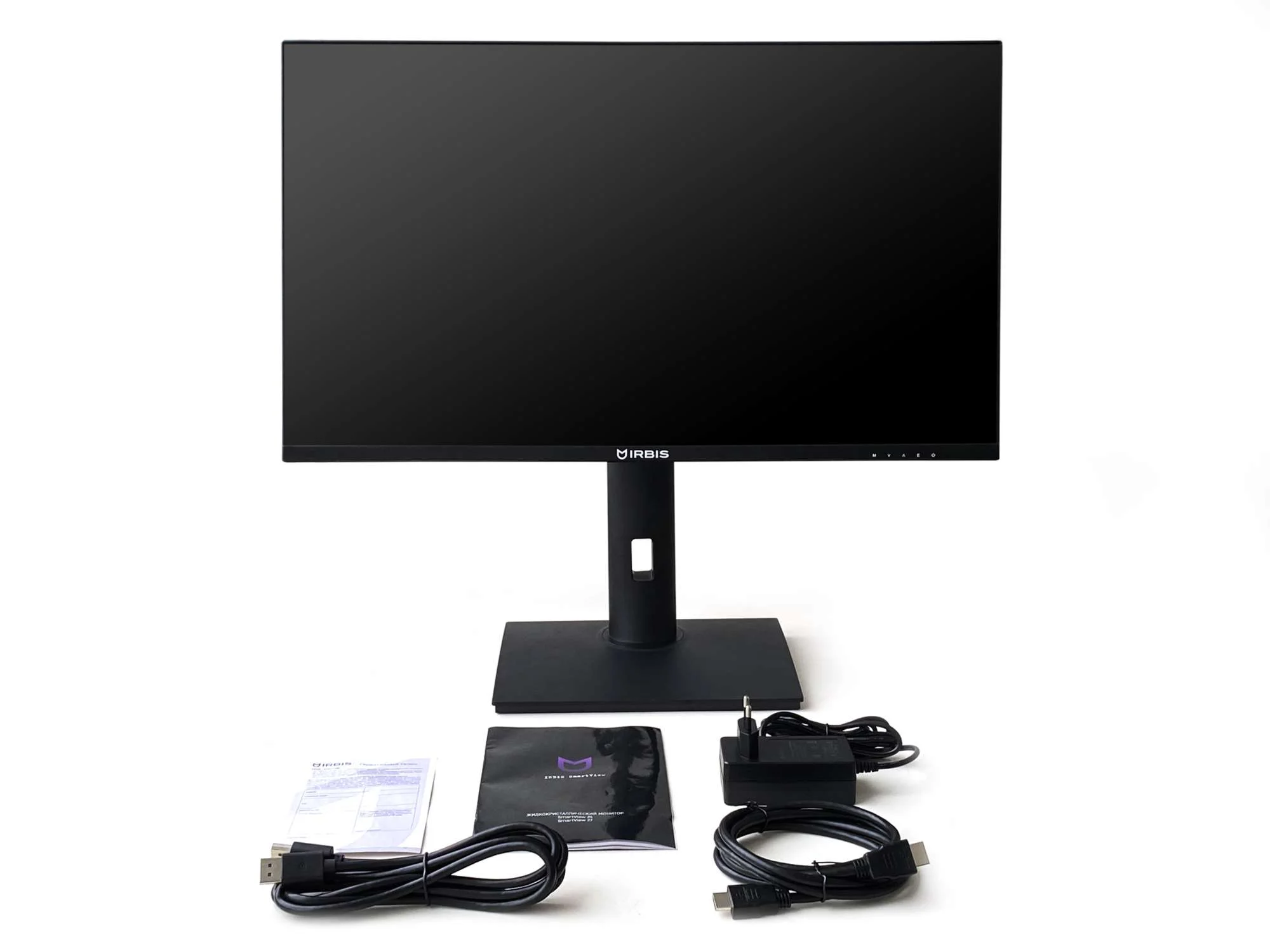 Монитор IRBIS SMARTVIEW 24 23.8'' LED Monitor 1920x1080, 16:9, IPS, 300 cd/m2, 1000:1, 3ms, 178°/178°, VGA, HDMI, DP, USB,100Hz,Tilt,Height,Swivel,Piv