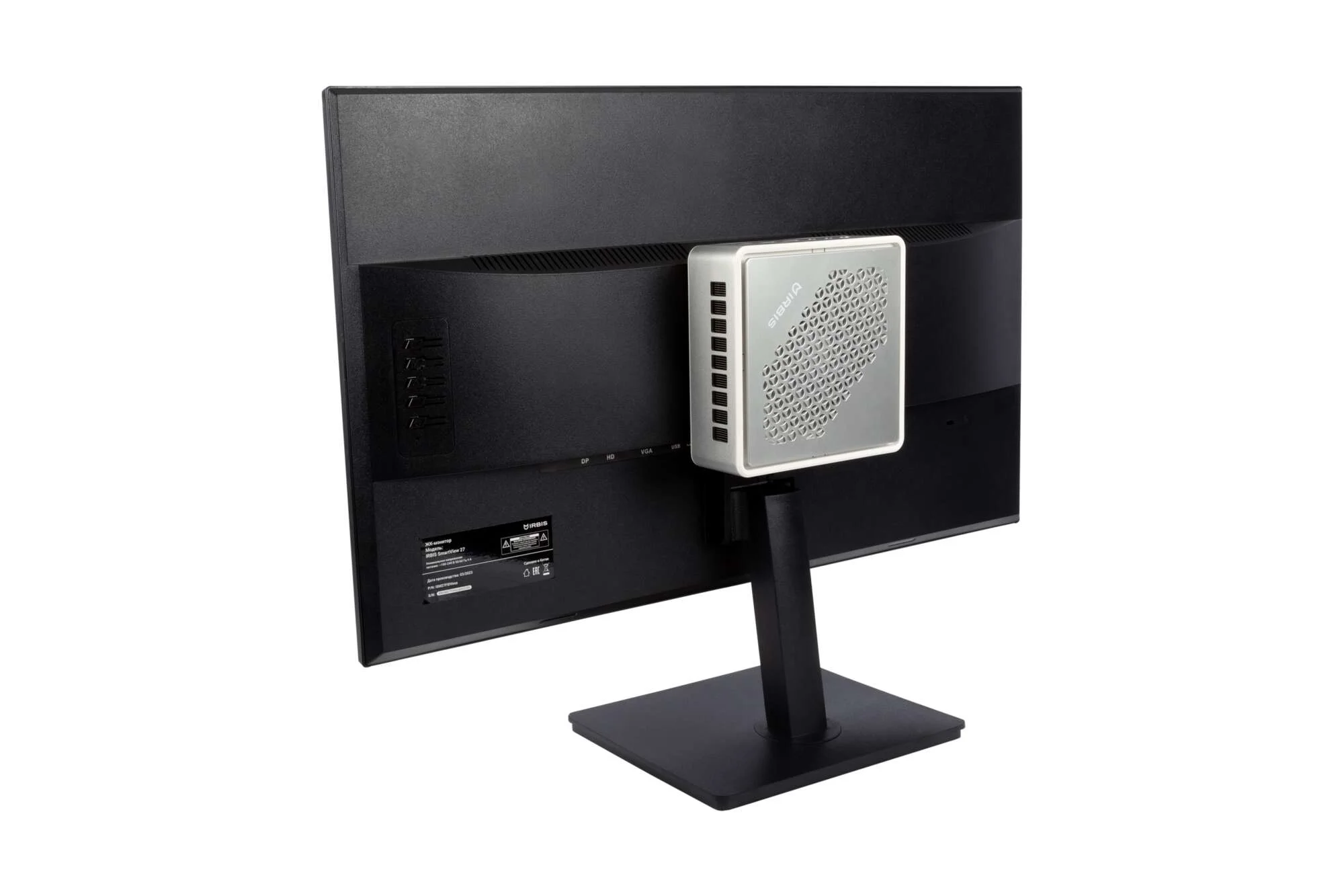 Монитор IRBIS SMARTVIEW 24 23.8'' LED Monitor 1920x1080, 16:9, IPS, 300 cd/m2, 1000:1, 3ms, 178°/178°, VGA, HDMI, DP, USB,100Hz,Tilt,Height,Swivel,Piv