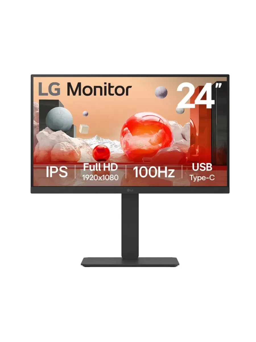 Монитор LG 23.8" 24BA650-B (24BA650-B.ARUZ)