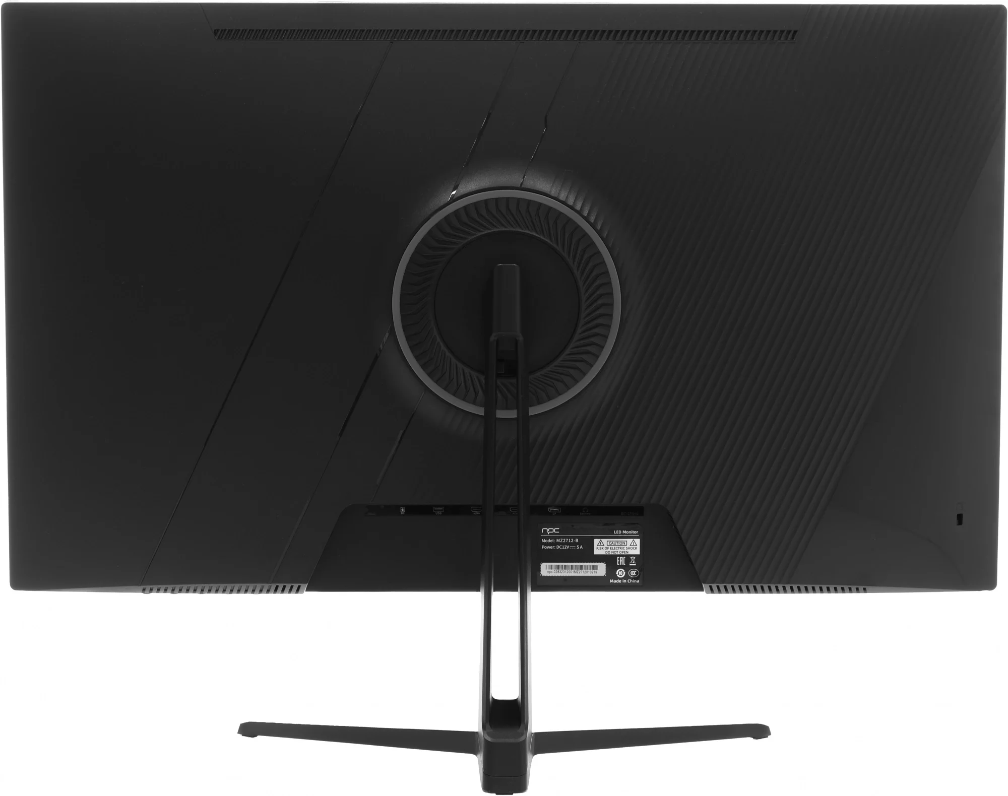 Монитор NPC MF2712-B 27" IPS 1920x1080, 100 Гц, 4 мс, 16:9, 300 кд/м2, 1xHDMI, 1хDP, 1xVGA, 1x3.5 мм, 3xUSB 3.2 Gen 1 Type-A, черный