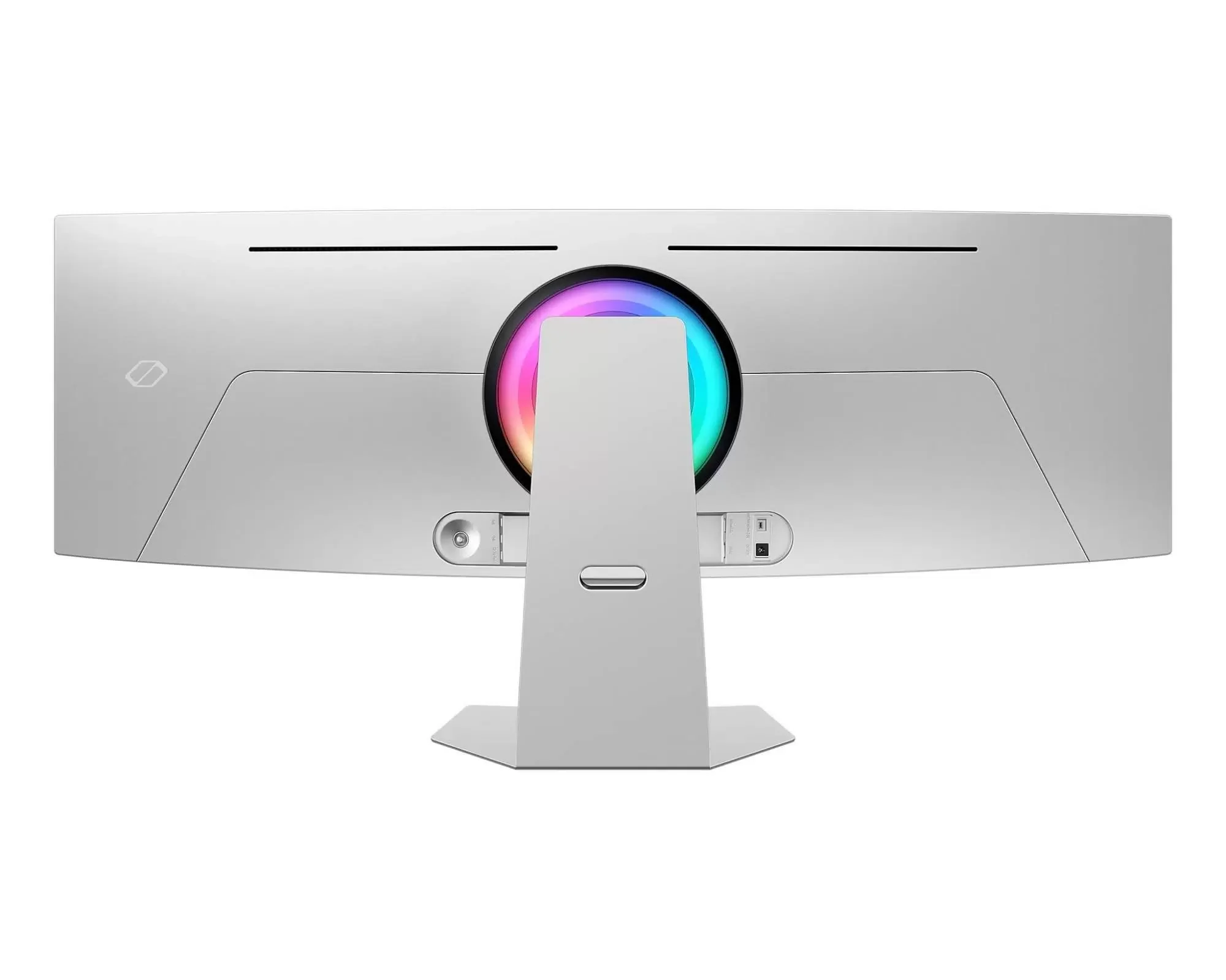 Монитор Samsung 49" Odyssey OLED G9 S49DG952SMXUE серебристый OLED LED 0.03ms 32:9 HDMI M/M матовая HAS 250cd 178гр/178гр 5120x1440 240Hz DP DQ USB 12