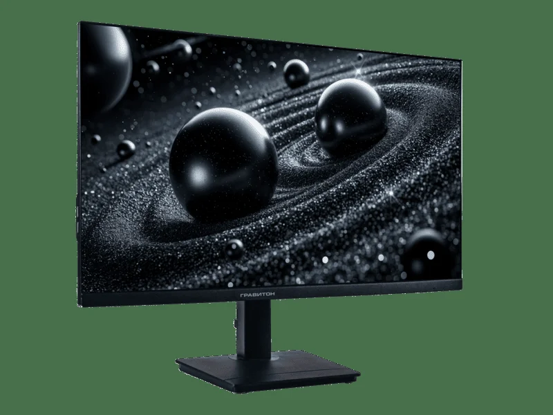Монитор Гравитон МН27Д ТСЦМ.467846.003 27", IPS,2560x1440,178°/178°, 5мс, 320кд/м, 100Гц, Type-C PD90W, DP1.4 in x 1, DP1.2 out x 1, 2xHDMI2.0, 2xUSB3