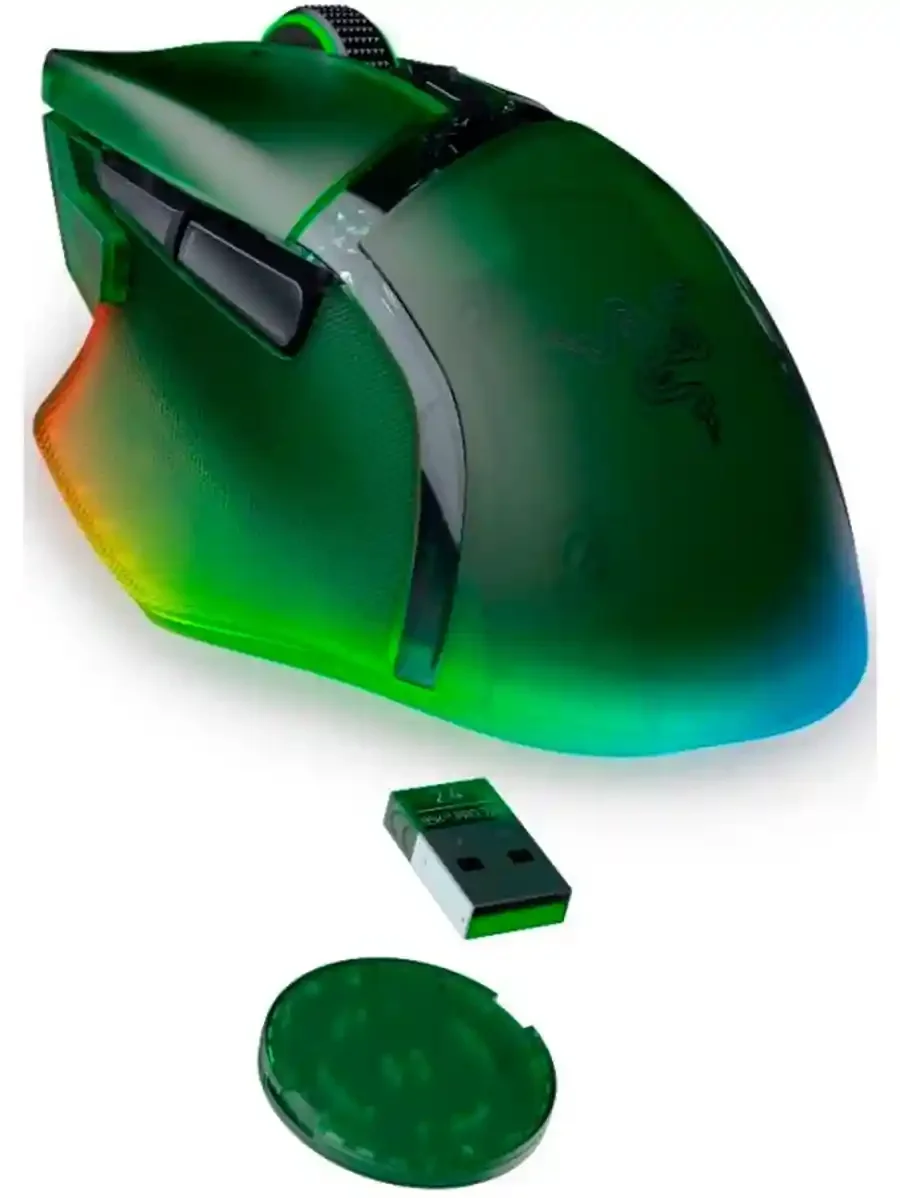 Игровая мышь Razer Basilisk V3 Pro 35K - Phantom Green Ed.