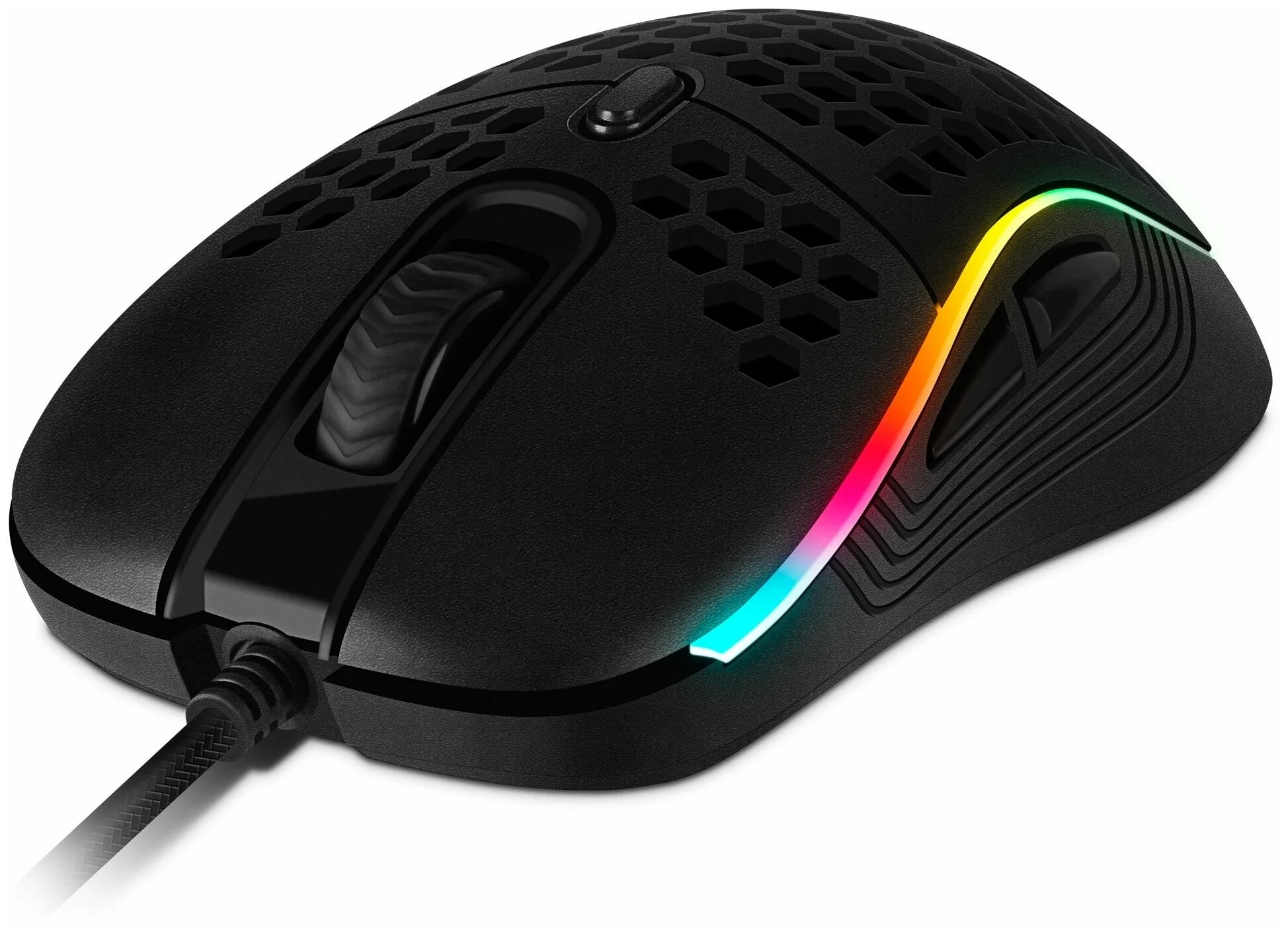 Игровая мышь SVEN RX-G860 чёрная (8 кнопок, 12800 dpi, USB, RGB подсветка )