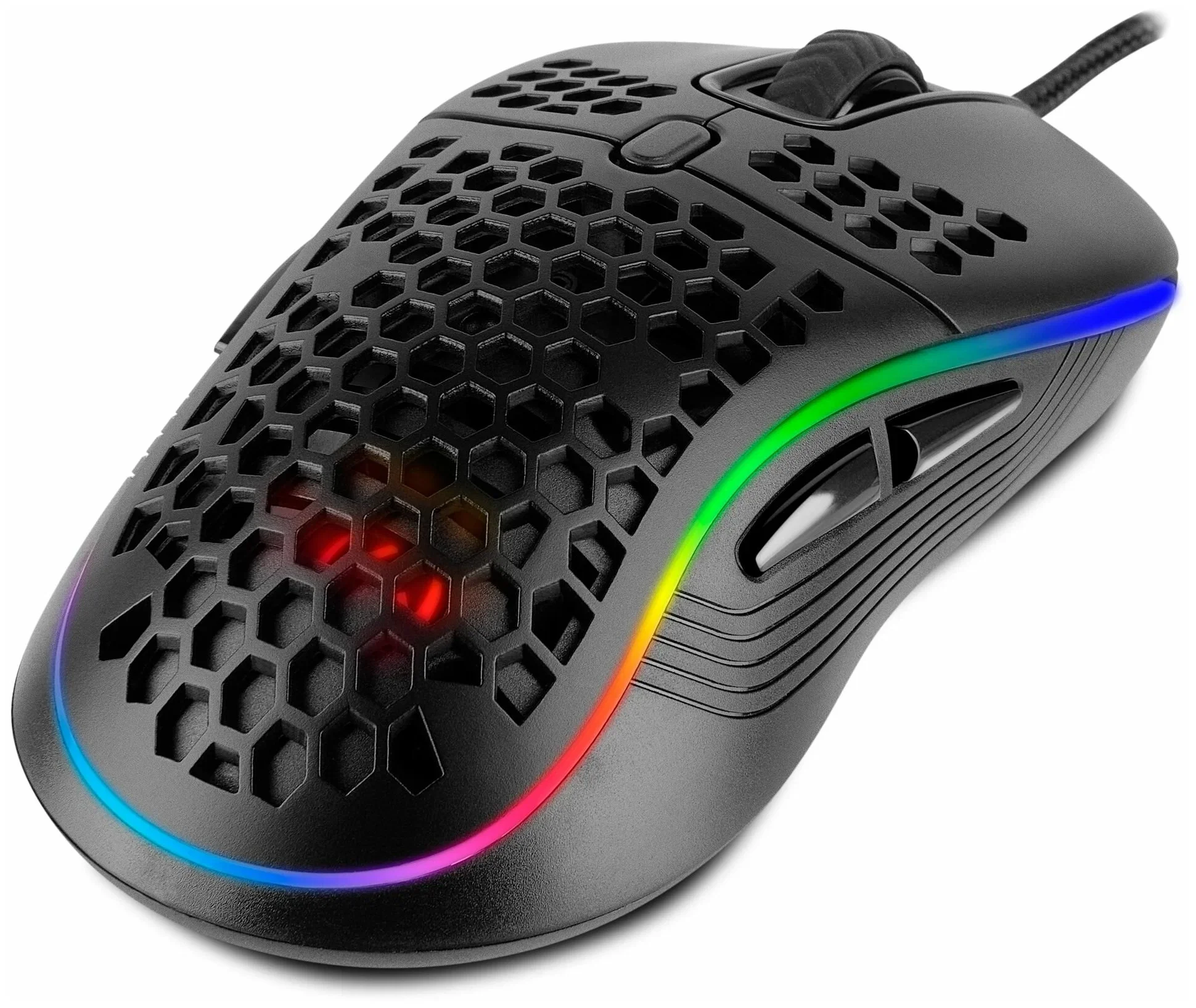 Игровая мышь SVEN RX-G860 чёрная (8 кнопок, 12800 dpi, USB, RGB подсветка )