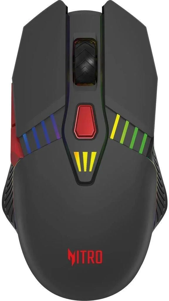 Мышь Acer Nitro OMR505 черный оптическая 12800dpi беспров. BT/Radio USB 5but (ZL.MCE11.01G)