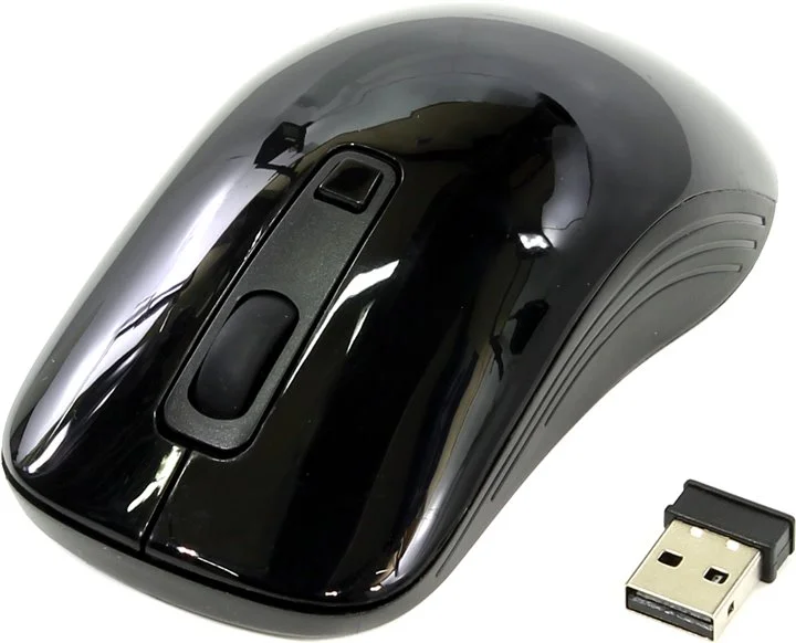 Мышь Defender Datum MB-065 Black беспроводная оптическая мышь,1000/1600 dpi, 2 + колесо-кн. + кн.смены разрешения, USB, совместимсть с Windows 2000/XP
