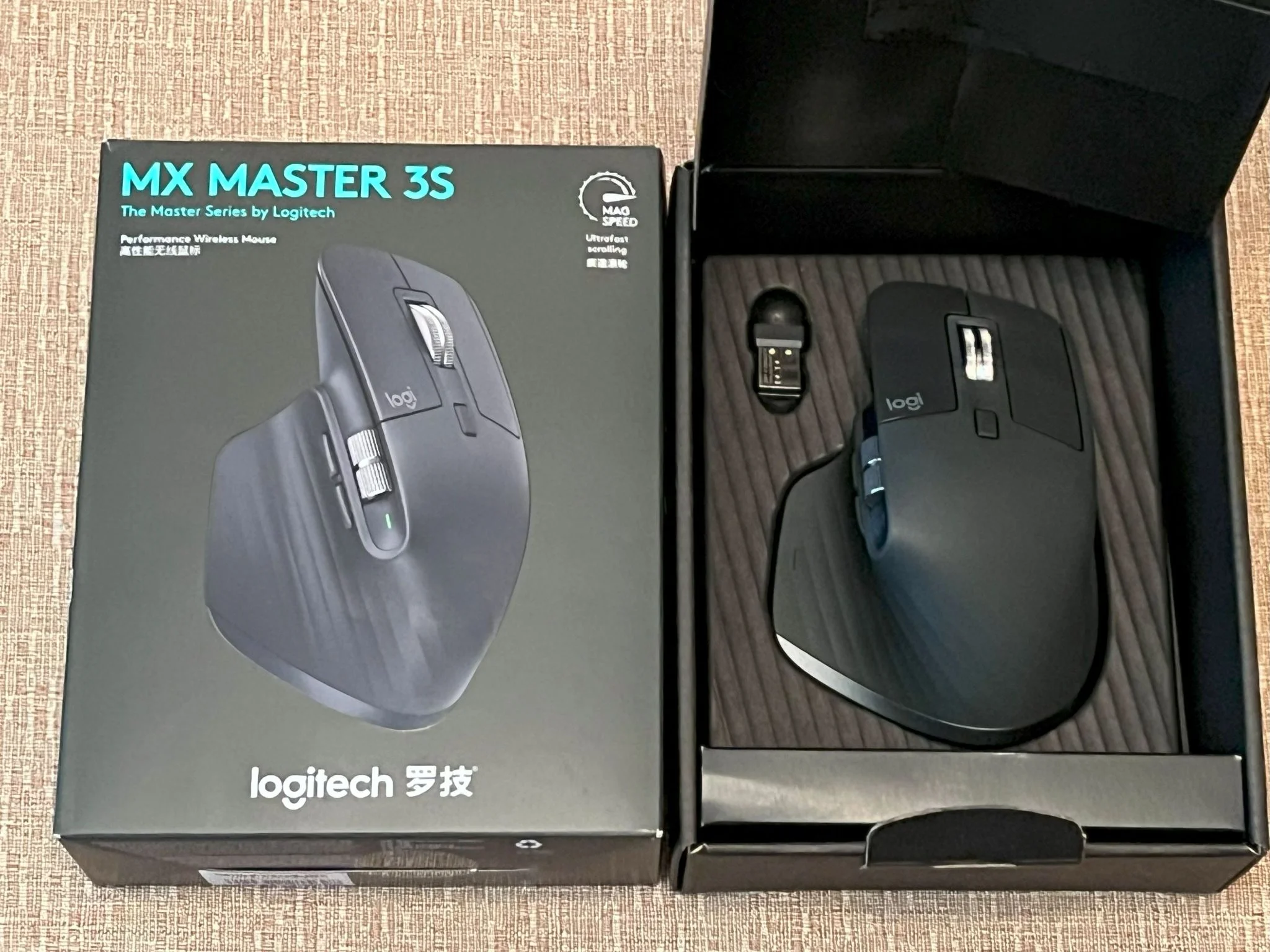 Мышь LOGITECH MX Master 3S Performance Bluetooth GRAPHITE