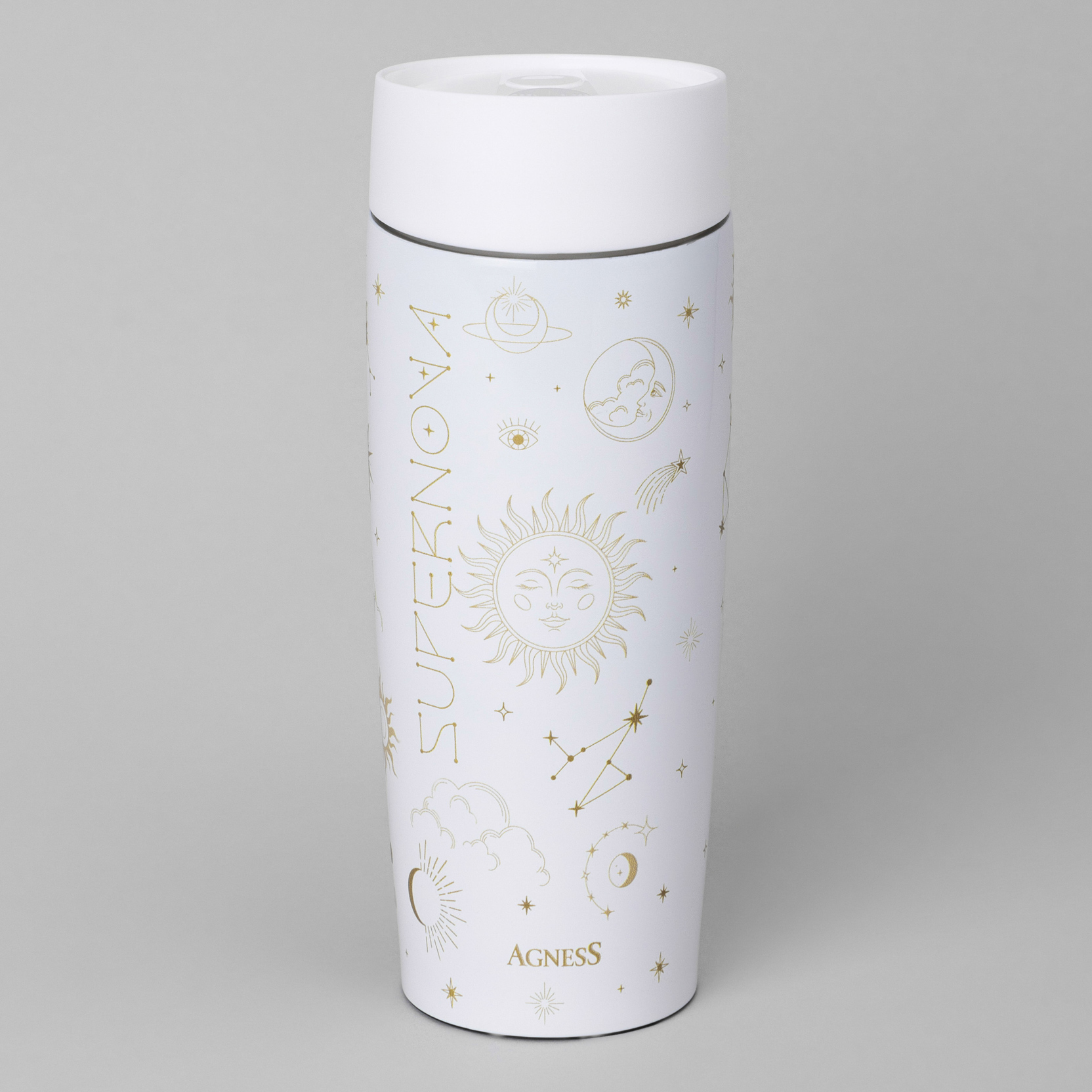 ARTI-M ТЕРМОКРУЖКА AGNESS "SUPERNOVA WHITE" 360МЛ