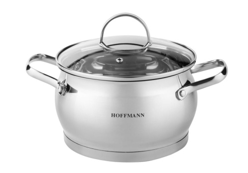HOFFMANN кастрюля со сливом, нерж. сталь, 2,9л. (18 см.)