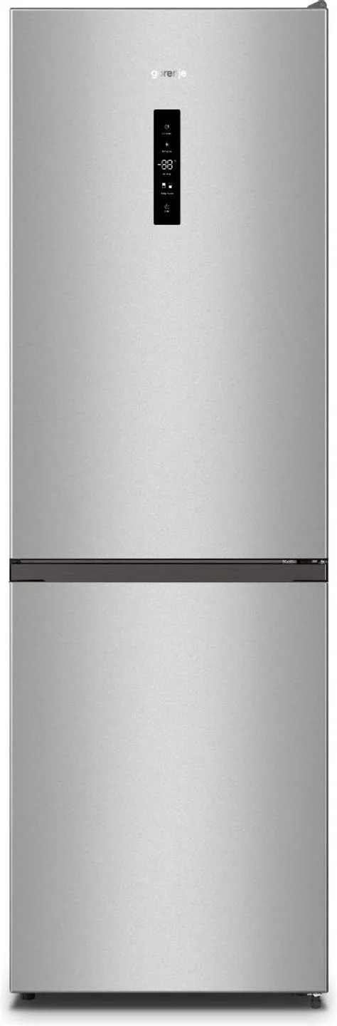 Холодильник Gorenje NRK619FAS4 серый двухкамерный 207/93л морозилка снизу, No Frost