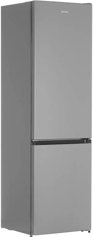 Холодильник Gorenje NRK6201ES4 серебристый двухкамерный 235/96 л морозилка снизу, No Frost