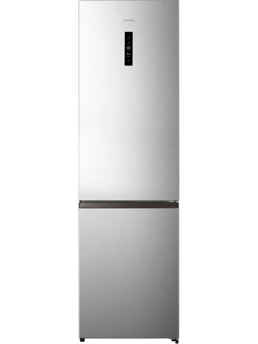 Холодильник Gorenje NRK620FAXL4 серый двухкамерный 238/86л морозилка снизу, No Frost