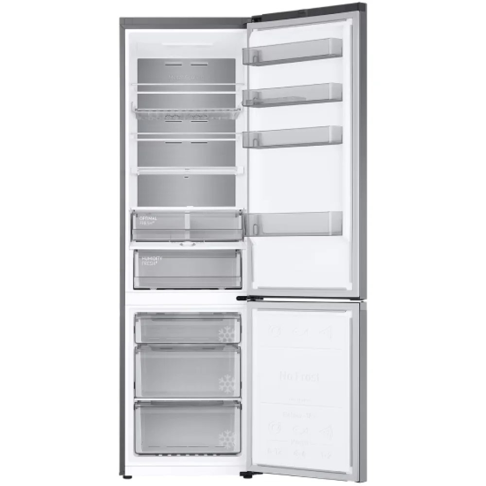 Холодильник Samsung RB38C7B4EB1/EF черный двухкамерный 276/114л морозилка снизу, No Frost