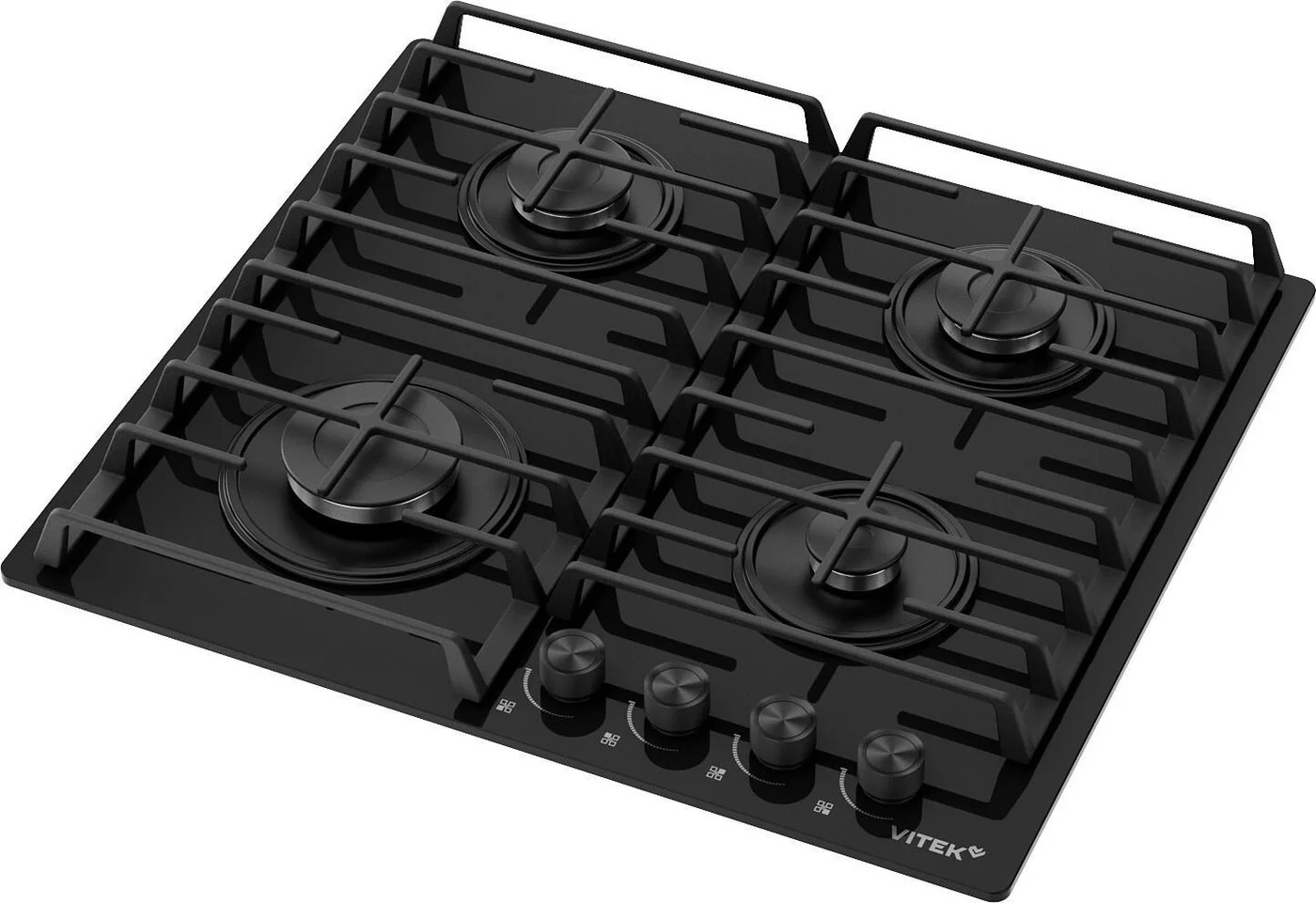 Газовая варочная панель Vitek VGH 6420 BG стекло черное