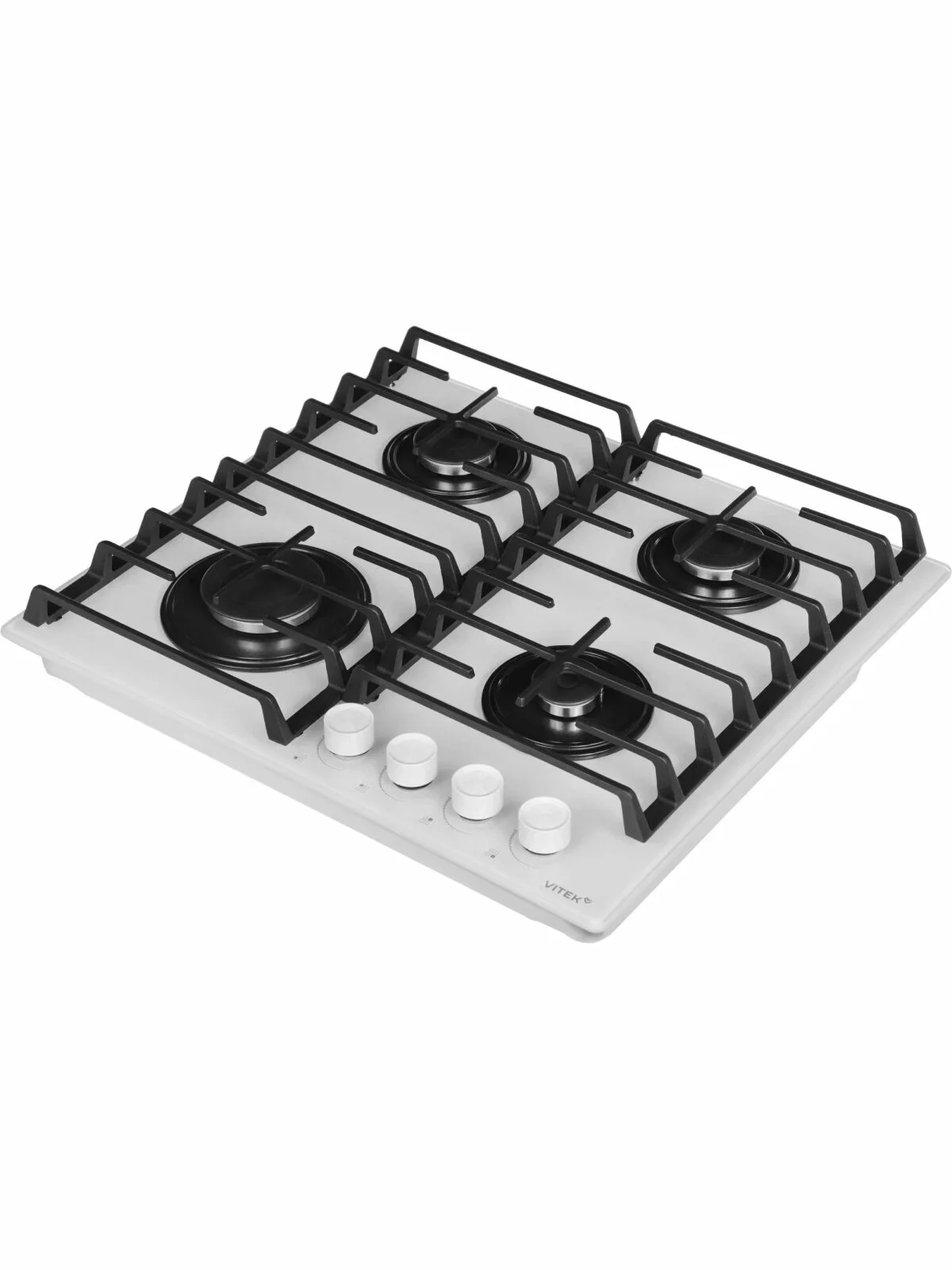 Газовая варочная панель Vitek VGH 6420 WG стекло белое