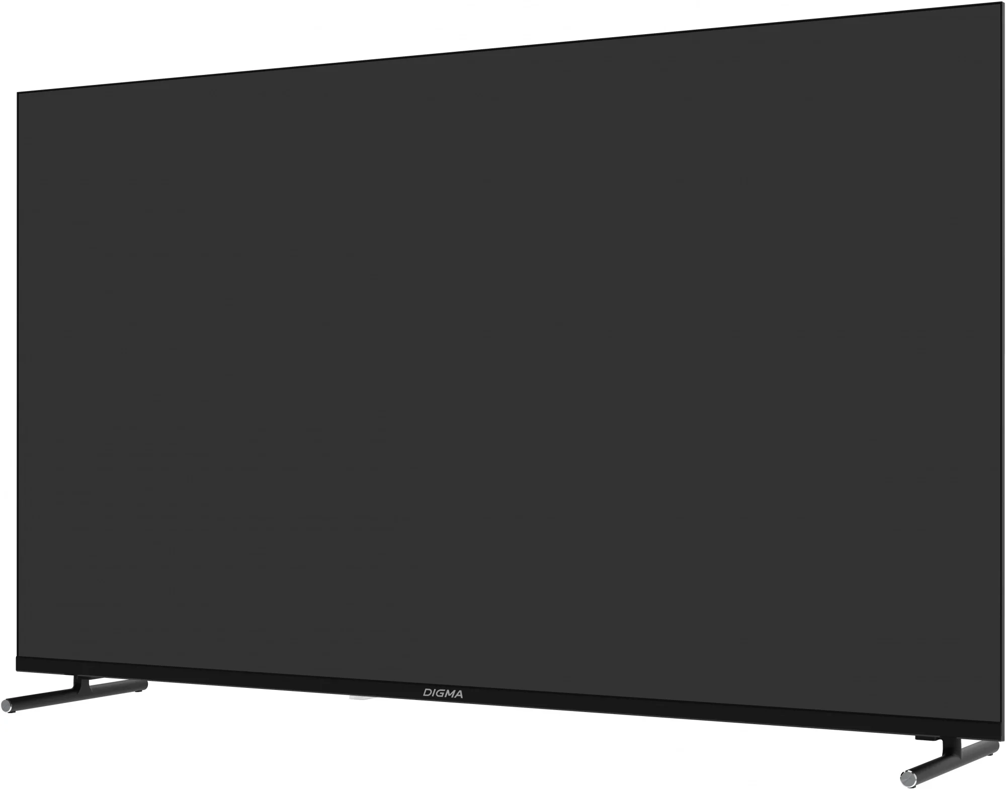 Телевизор LED 50" Digma DM-LED50UBB33 Smart Яндекс.ТВ Frameless Metal черный/4K Ultra HD/DVB-T/60Hz/