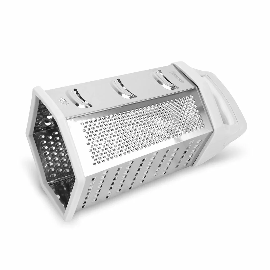 18596 FISSMAN Терка 24см шестисторонняя (нерж.сталь + пластик)