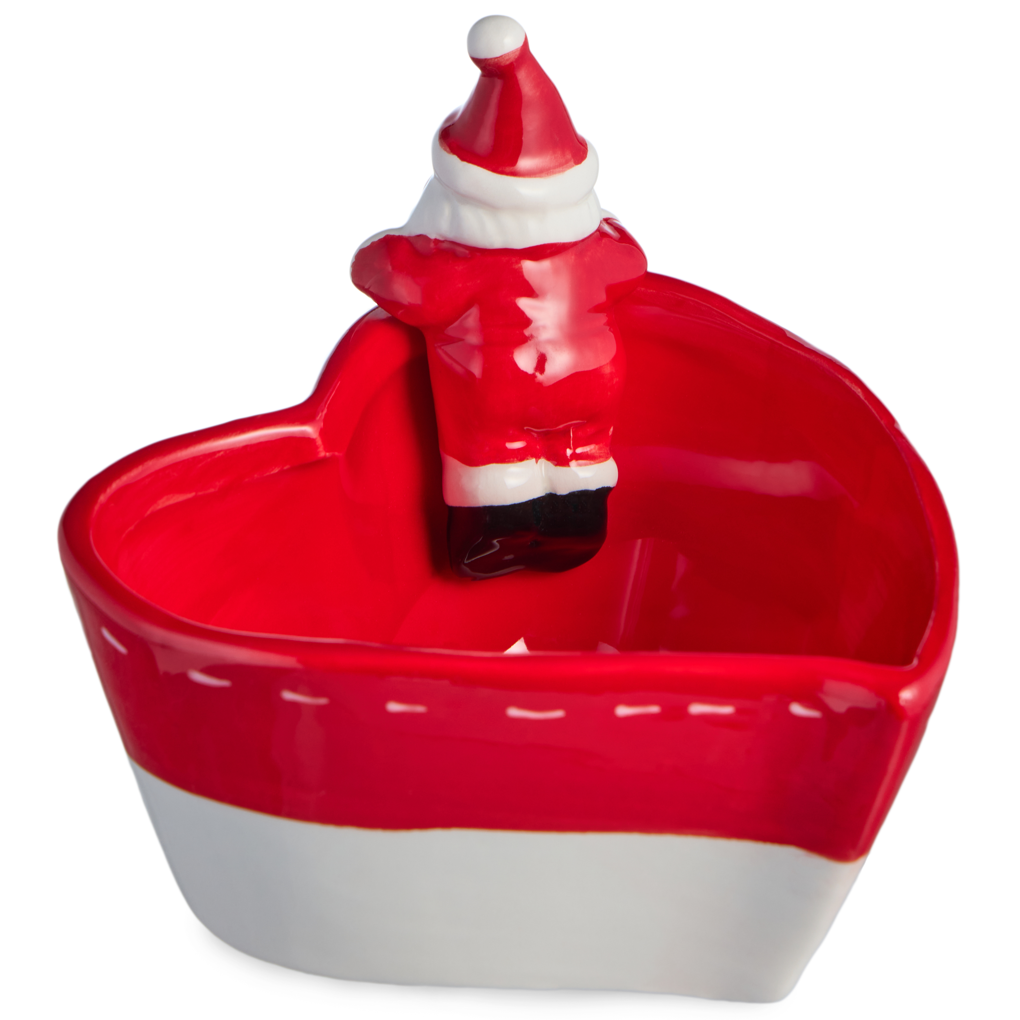 ARTI-M "CHRISTMAS GIFT" САЛАТНИК В ФОРМЕ СЕРДЦА 13,5*13*10,5 СМ, 300 МЛ