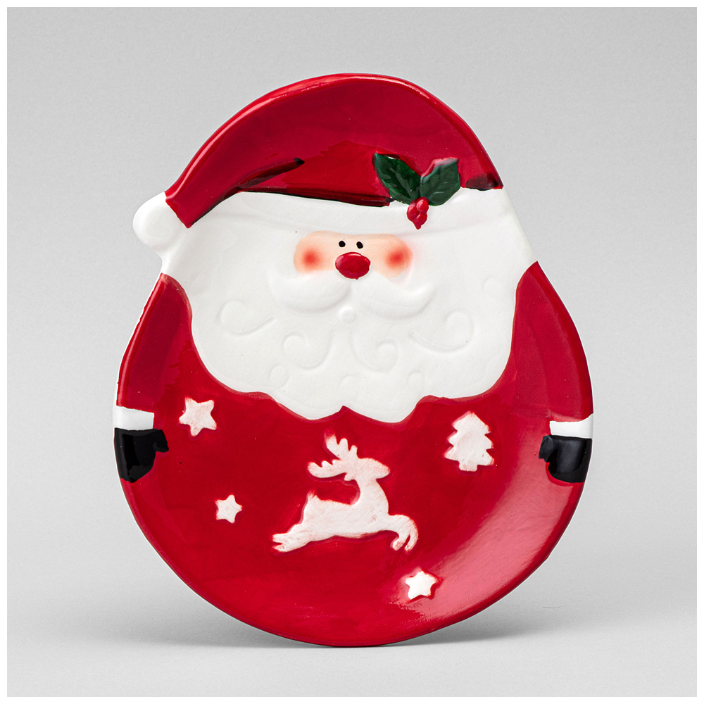 ARTI-M "CHRISTMAS HOLIDAYS" ТАРЕЛКА ДЕСЕРТНАЯ 20,5*17*2,5 СМ