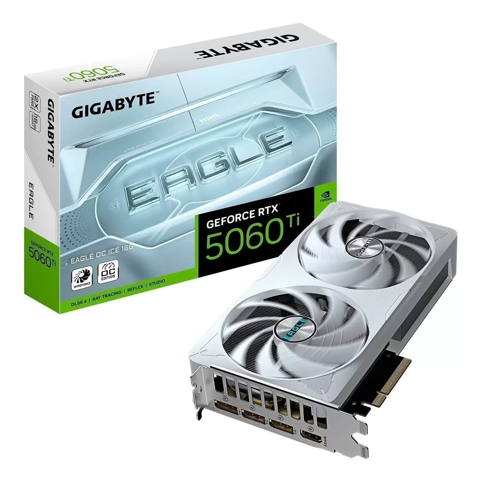 Видеокарта PCIE16 RTX5060TI 8GB GV-N506TEAGLEOC ICE-8GD GIGABYTE
