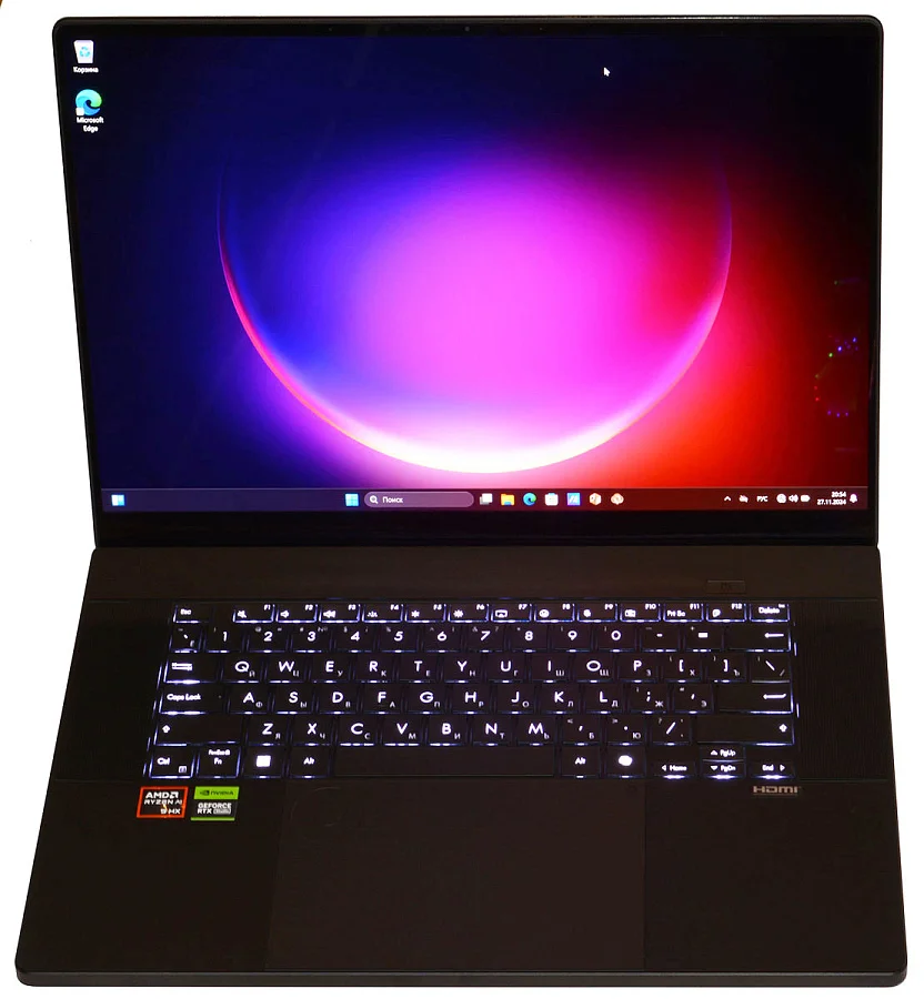 Ноутбук Asus ProArt P16 H7606WW-SE009X Ryzen AI 9 HX 370 64Gb SSD2Tb NVIDIA GeForce RTX5080 16Gb 16" OLED Touch 4K (3840x2400) Windows 11 Pro black Wi