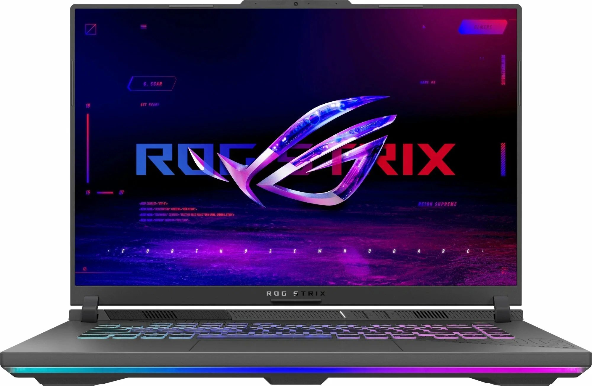 Ноутбук Asus ROG Strix G16 G614PR-RV089 Ryzen 9 8940HX 32Gb SSD1Tb NVIDIA GeForce RTX5070Ti 12Gb 16" IPS WUXGA (1920x1200) без ОС grey WiFi BT Cam (90
