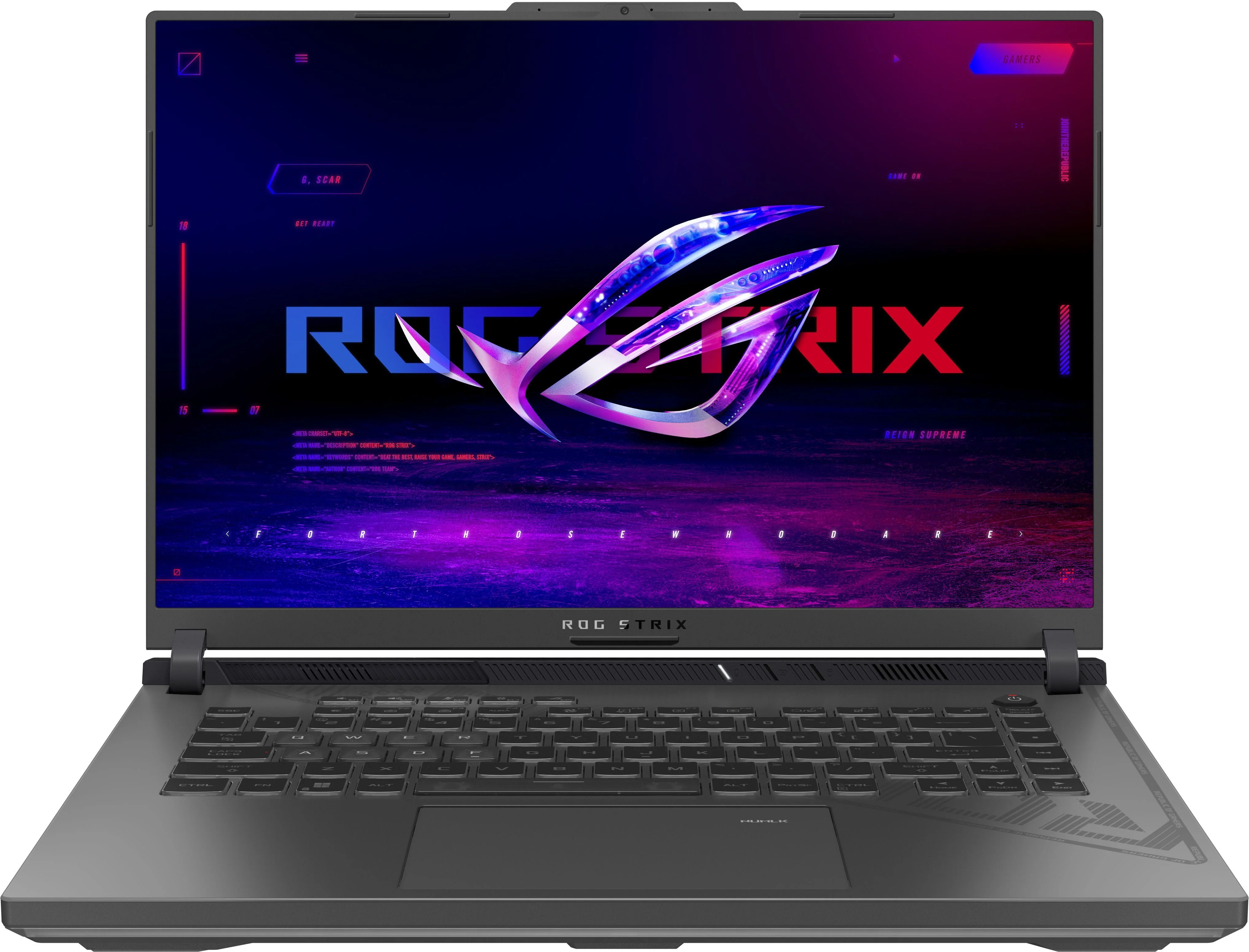 Ноутбук Asus ROG Strix Scar 18 G835LX-SA017 Core Ultra 9 275HX 32Gb SSD1Tb NVIDIA GeForce RTX 5090 24Gb 18" IPS WQXGA (2560x1600) без ОС black WiFi BT