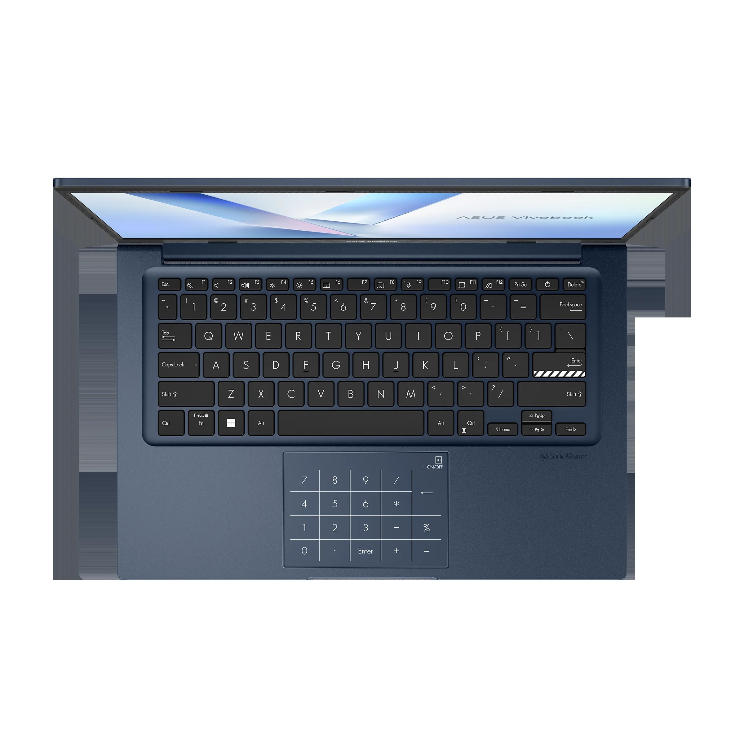 Ноутбук Asus VivoBook 14 X1404VA-I712512 Core i7 1355U 12Gb SSD512Gb Intel UHD Graphics 14" IPS FHD (1920x1080) Windows 11 Home Multi Language blue Wi