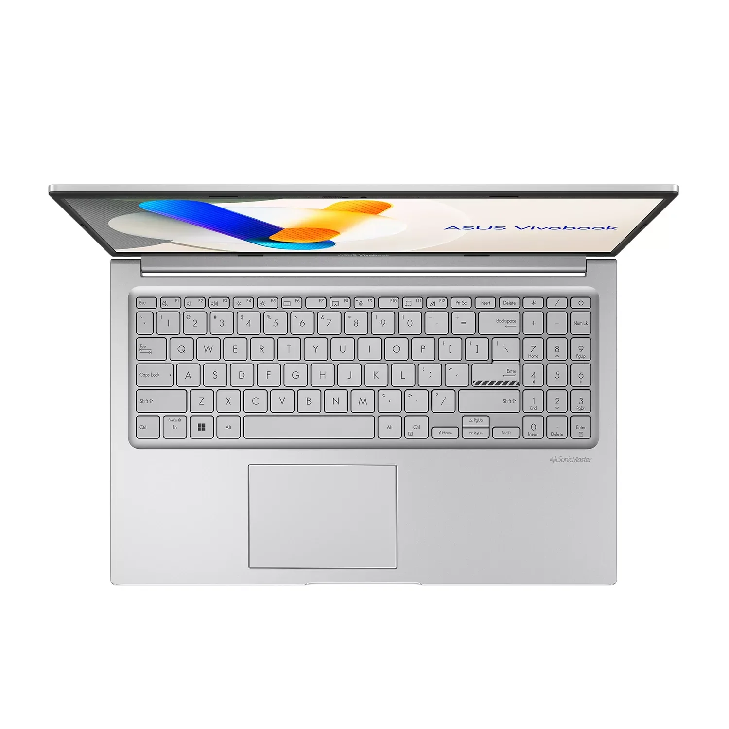 Ноутбук Asus Vivobook 17 X1704VA-AU1107 Core 7 150U 16Gb SSD1Tb Intel Graphics 17.3" IPS FHD (1920x1080) без ОС silver WiFi BT Cam (90NB13X1-M00MT0)
