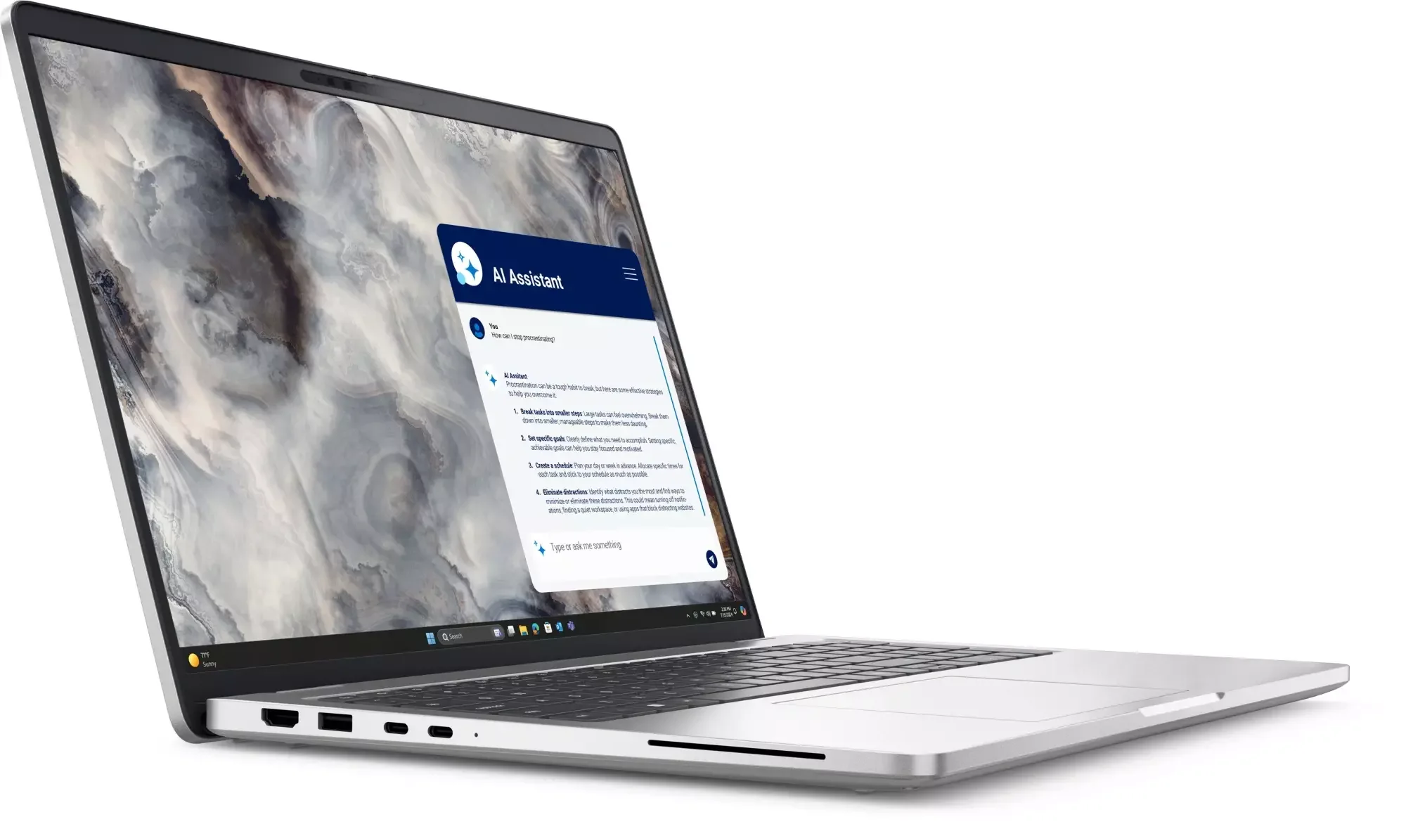 Ноутбук Dell Pro 14 Plus Core Ultra 7 255U 16Gb SSD512Gb Intel Graphics 14" IPS FHD+ (1920x1200) Linux grey WiFi BT Cam (PRO14PL-5654)