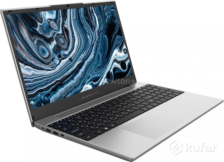 Ноутбук Digma Pro Breve Ryzen 5 7430U 16Gb SSD512Gb AMD Radeon Graphics 15.6" IPS FHD (1920x1080) Windows 11 Pro silver WiFi BT Cam 4500mAh (DN15R5-AD