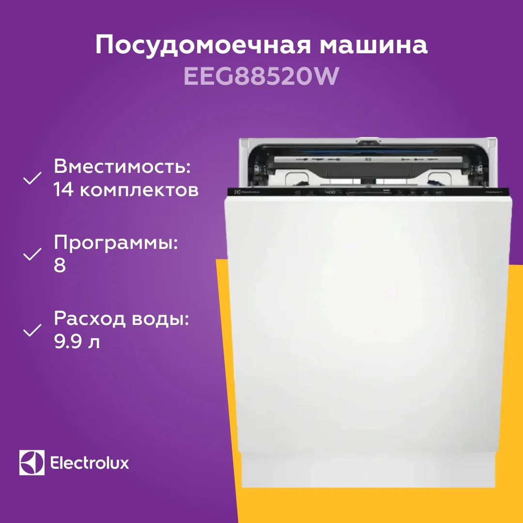 Встраиваемая посудомоечная машина Electrolux EEG88520W
