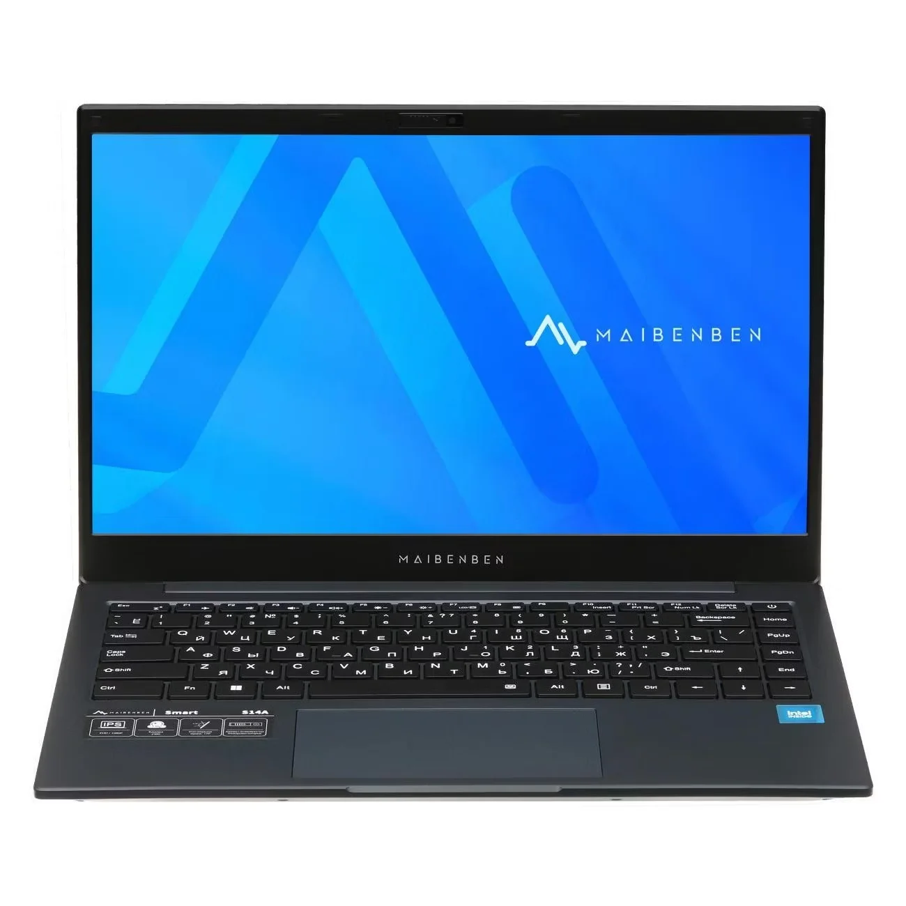 Ноутбук Maibenben S14A-iN10UM 14" WUXGA IPS, Intel N100, 8Gb, 512Gb SSD, Linux, синий