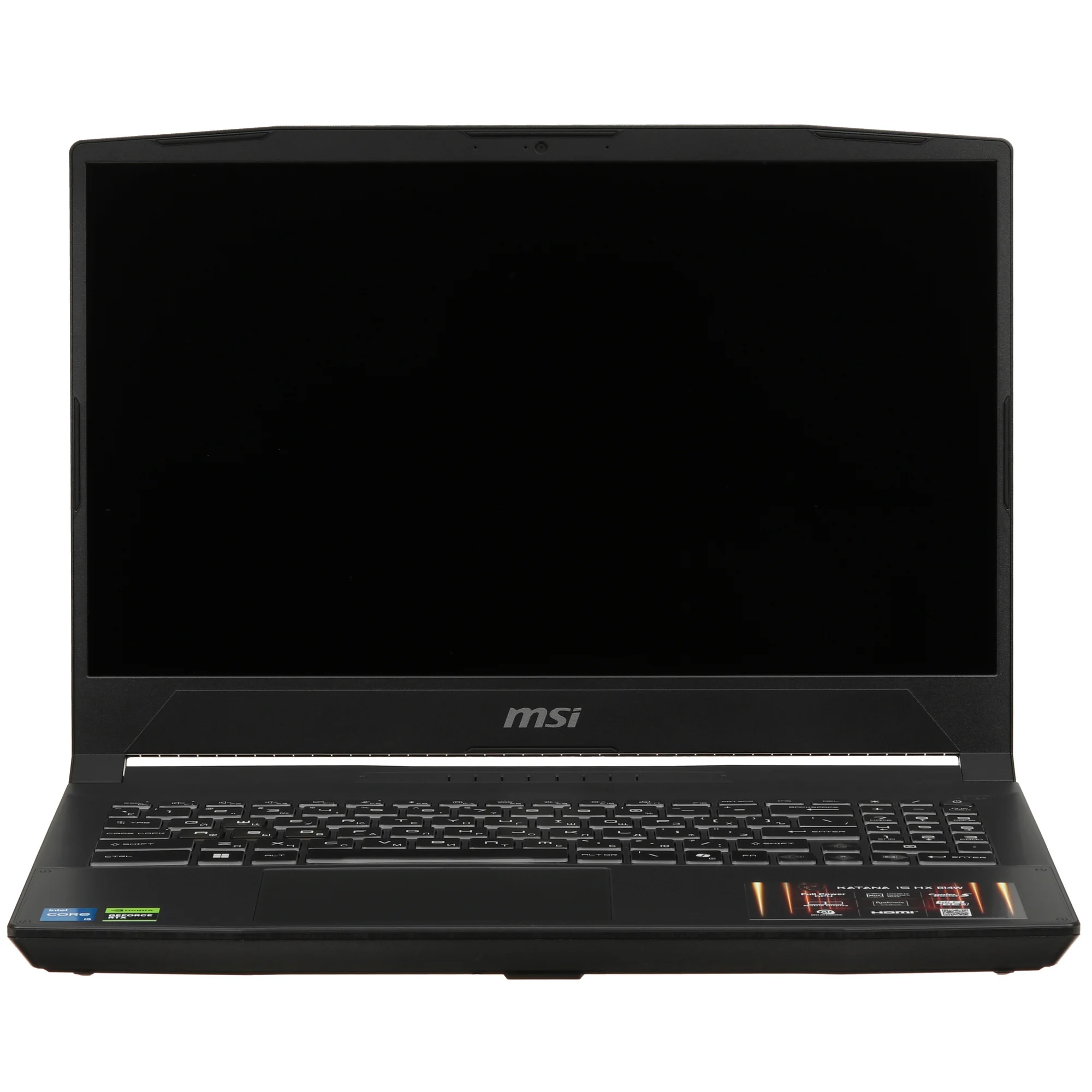 Ноутбук MSI Katana 15 HX B14WFK-618XRU 15,6" FHD IPS 144Hz, Intel Core i5-14450HX, 16Gb, 1Tb SSD, NVidia RTX5060 8Gb, DO