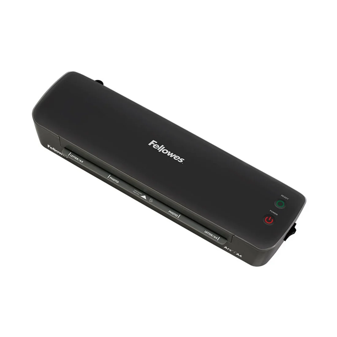 Fellowes® Ламинатор Arc A4 , 75/80 мкм, 30 см/мин, AutoShutOff, механизм освобождения, стартовый набор пленок.
