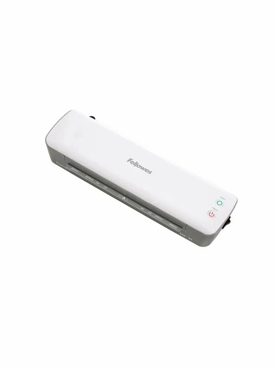Fellowes® Ламинатор Ion A3, 75-125 мкм, 30 см/мин, AutoShutOff, механизм освобождения, стартовый набор пленок.