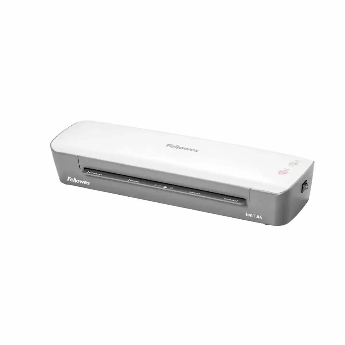 Fellowes® Ламинатор Ion A4, 75-125 мкм, 30 см/мин, AutoShutOff, механизм освобождения, стартовый набор пленок.