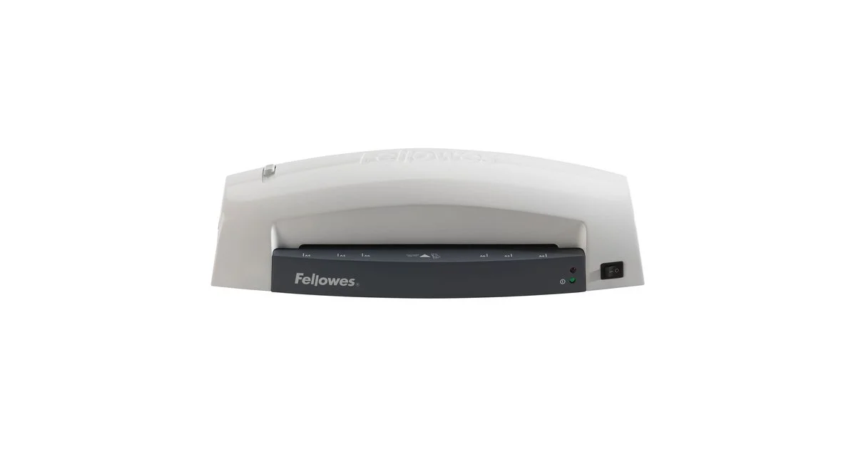 Fellowes® Ламинатор Lunar A4, (75-80 мкм), 30 см/мин., 2 вала, темп. режим(1), защита от заторов, HeatGuard™