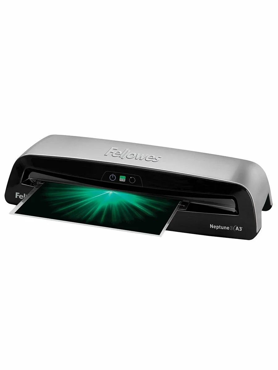 Fellowes® Ламинатор NEPTUNE 3 A3, (75-175 мкм), 60 см/мин., 4 вала, AutoSense (+ холодное ламинирование), HeatGuard™