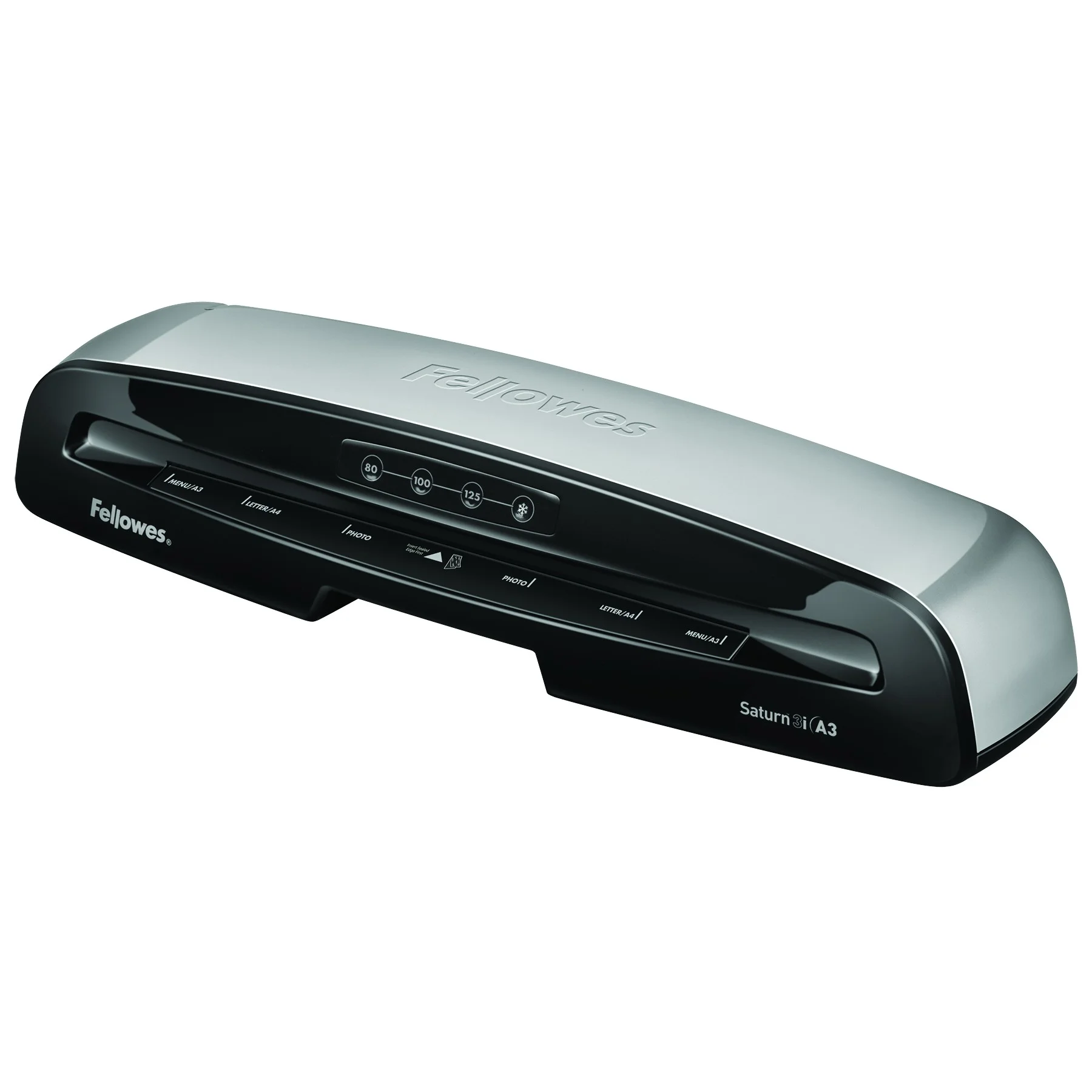 Fellowes® Ламинатор Saturn A3 / 80-125 мкм / 50 см.мин / нагрев за 60 сек. / автоотключение.