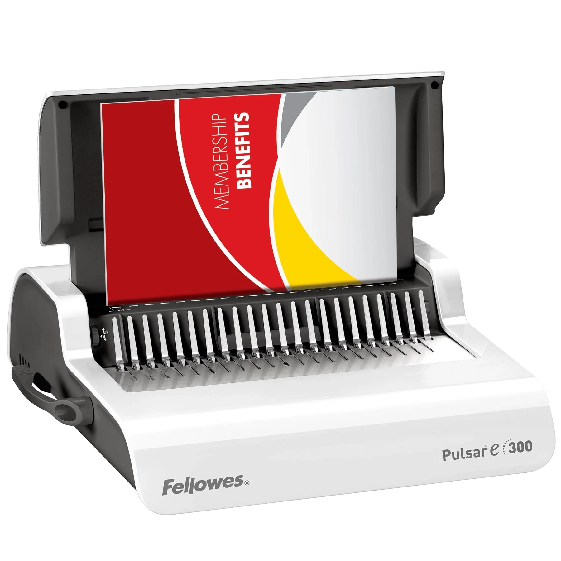 Fellowes® Переплетчик PULSAR-E на пластиковую пружину, сшивает до 300 лст., перфорирует 15 лст.