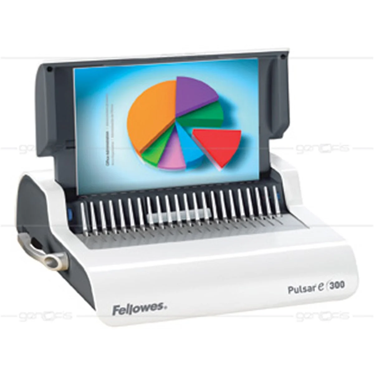 Fellowes® Переплетчик PULSAR-E на пластиковую пружину, сшивает до 300 лст., перфорирует 15 лст.