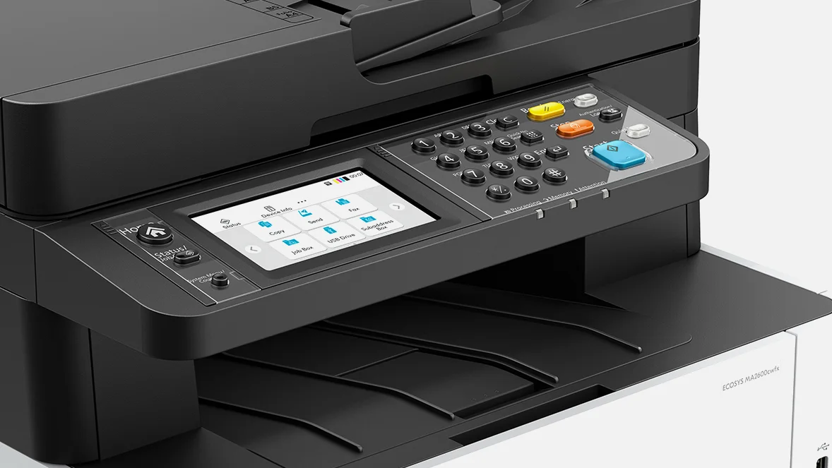 Лазерное МФУ Kyocera ECOSYS MA2600cfx А4, ЦВЕТ, P/C/S/F, 26стр/мин,1200х1200,дуплекс,1024Mb (110C0F3NL0)