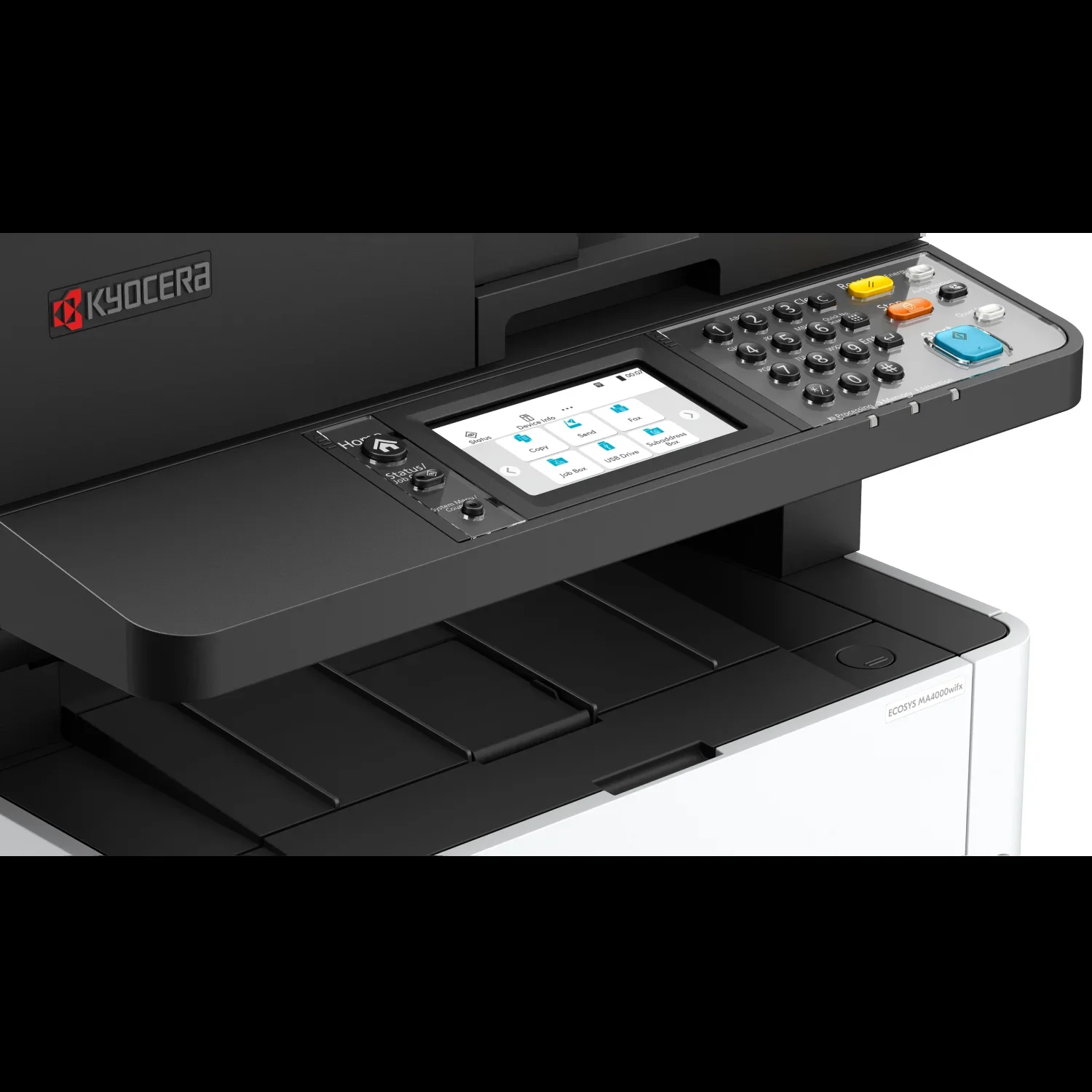 Лазерное МФУ Kyocera Ecosys MA4000wifx P/C/S/F, ч/б лазер,А4, 40 стр/м, 1200x1200 dpi, 512 Мб, USB 2.0,Wi-Fi 110C1D3NL0