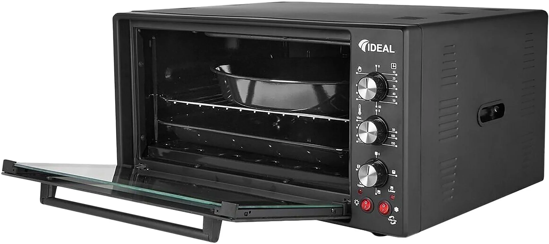 Печь IDEAL М 50 02 темно-серый, (1600Вт, 50л, 3 режима, max 300С, 44х58х29см)