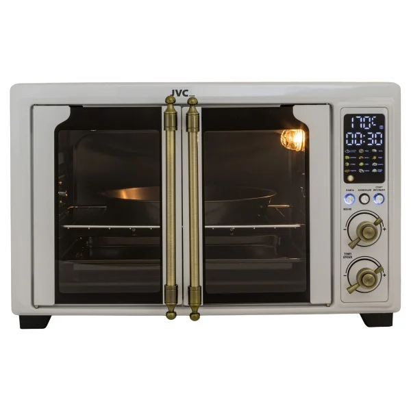 Печь JVC JH-MO351 Бежевая (35 л, 2000 Вт, таймер 0-72ч, 35-230°С)